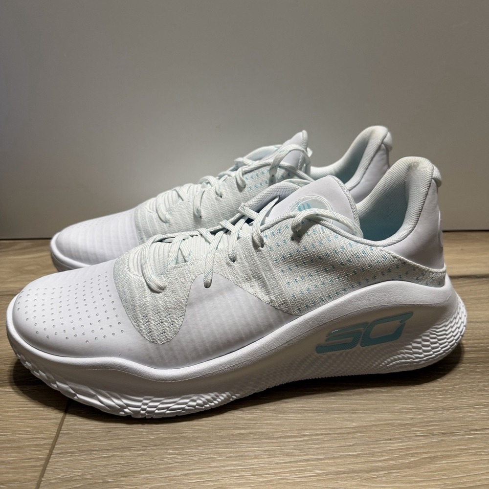 Size 13 - Under Armour Curry 4 FloTro Low April Showers New